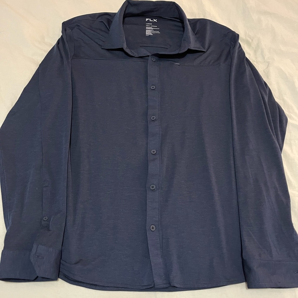 Men’s Large FLX button up long sleeve